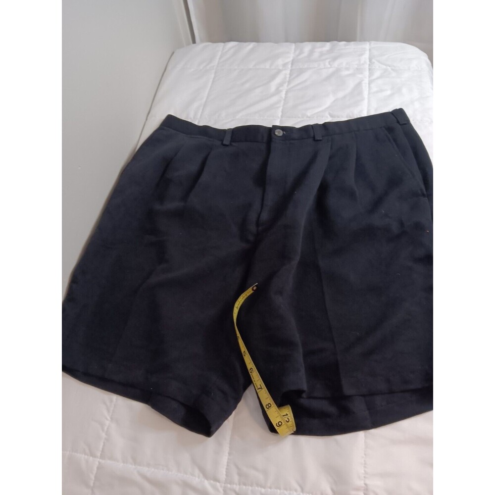 Ping Golf Shorts Mens 40 Black Rayon Polyester Pleated Front - Picture 5 of 6